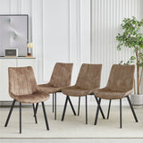 NNEDSZ Sloane Fabric Dining Chairs (Set of 4) - Taupe