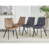 NNEDSZ Sloane Fabric Dining Chairs (Set of 4) - Taupe