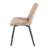 NNEDSZ Sloane Fabric Dining Chairs (Set of 4) - Taupe