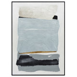 NNEDSZ 90X120cm Vibes of Vellichor Black Framed Hand Painted Canvas Wall Art