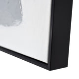 NNEDSZ 90X120cm Vibes of Vellichor Black Framed Hand Painted Canvas Wall Art