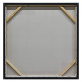NNEDSZ 80X80cm Panorama Dimensions Black Framed Hand Painted Canvas 3D Wall Art