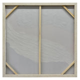 NNEDSZ 100X100cm Golden Divide Light Wood Framed Hand Painted Canvas Wall Art
