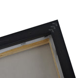 NNEDSZ 150X50cm Set of 3 Black Framed Hand Painted Canvas Wall Art