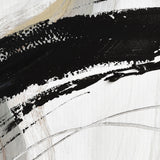 NNEDSZ 150X50cm Set of 3 Black Framed Hand Painted Canvas Wall Art
