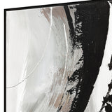 NNEDSZ 150X50cm Set of 3 Black Framed Hand Painted Canvas Wall Art