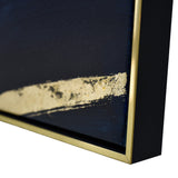 NNEDSZ 150X70cm Set of 3 Gold Framed Hand Painted Canvas Wall Art