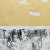 NNEDSZ 120X120cm Tonal Trilogy Black Framed Hand Painted Canvas Wall Art