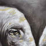 NNEDSZ 120X80cm Tusker Ties Champagne Framed Hand Painted Canvas Wall Art