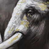 NNEDSZ 120X80cm Tusker Ties Champagne Framed Hand Painted Canvas Wall Art