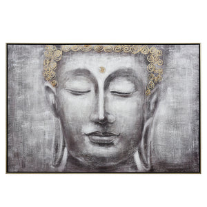 NNEDSZ 120X80cm Ethereal Enlightenment Champagne Framed Canvas Wall Art