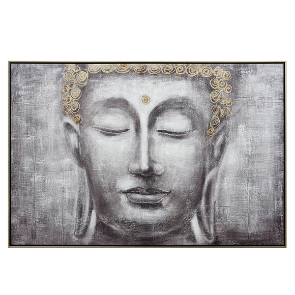 NNEDSZ 120X80cm Ethereal Enlightenment Champagne Framed Canvas Wall Art