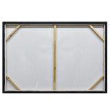 NNEDSZ 120X80cm Ethereal Enlightenment Champagne Framed Canvas Wall Art