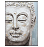 NNEDSZ 90X120cm Serene Radiance Champagne Framed Canvas Wall Art