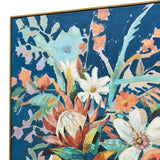 NNEDSZ 90X120cm Austral Flora Dark Wood Framed Canvas Wall Art