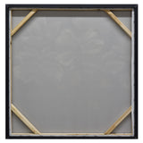 NNEDSZ 80X80cm Golden Blossoms Gold Framed Hand Painted Canvas Wall Art