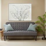 NNEDSZ 90X120cm Ethereal Paradise Light Wood Framed Hand Painted Canvas Wall Art
