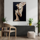 NNEDSZ 80X120cm Tender Touch Champagne Framed Canvas Wall Art