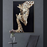 NNEDSZ 80X120cm Tender Touch Champagne Framed Canvas Wall Art