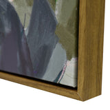 NNEDSZ 80X120cm Native Bloom Dark Wood Framed Canvas Wall Art