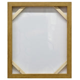 NNEDSZ 50X60cm Golden Veil Dark Wood Framed Canvas Wall Art