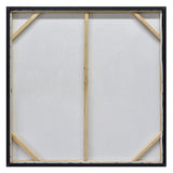 NNEDSZ 100X100cm Cockatoo Romance Gold Framed Canvas Wall Art