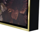 NNEDSZ 100X100cm Cockatoo Romance Gold Framed Canvas Wall Art