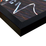 NNEDSZ 60X90cm Neon Serenade Black Framed Hand Painted LED Wall Art