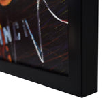 NNEDSZ 60X90cm Neon Serenade Black Framed Hand Painted LED Wall Art