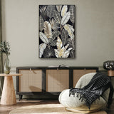 NNEDSZ 80X120cm Gilded Silhouettes Champagne Framed Canvas Wall Art