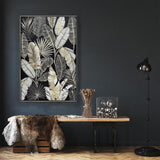 NNEDSZ 80X120cm Gilded Silhouettes Champagne Framed Canvas Wall Art
