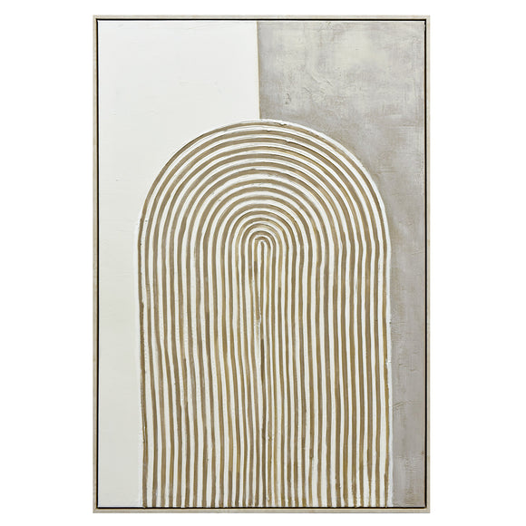 NNEDSZ 80X120cm Duality's Embrace Light Wood Framed Hand Painted Canvas Wall Art