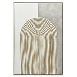 NNEDSZ 80X120cm Duality's Embrace Light Wood Framed Hand Painted Canvas Wall Art