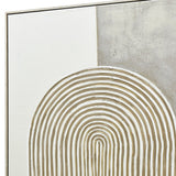 NNEDSZ 80X120cm Duality's Embrace Light Wood Framed Hand Painted Canvas Wall Art