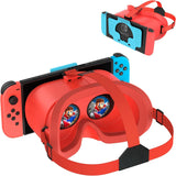 NNEDSZ DEVASO VR Headset for Nintendo Switch Orange&Blue