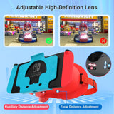 NNEDSZ DEVASO VR Headset for Nintendo Switch Orange&Blue