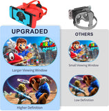 NNEDSZ DEVASO VR Headset for Nintendo Switch Orange&Blue