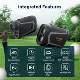 NNEDSZ CIGMAN Golf Range Finder 800 Yards Laser Golf Rangefinder with Slope
 CT-800Y