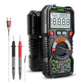 NNEDSZ Digital Multimeter TRMS 6000 Counts Voltmeter Auto-Ranging Fast Accurately Measures Voltage Current Amp Resistance Diodes Continuity Duty-Cycle Capacitance Temperature for Automotive