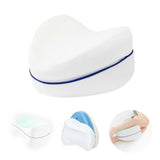 NNEDSZ Leg Knee Support Pillow, Orthopedic Memory Foam Wedge Contour Pillow for Thighs, Leg Pillow for Back Hip Legs Knee Support Wedge and Pressure Relief, Washable Cover
