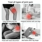NNEDSZ Leg Knee Support Pillow, Orthopedic Memory Foam Wedge Contour Pillow for Thighs, Leg Pillow for Back Hip Legs Knee Support Wedge and Pressure Relief, Washable Cover