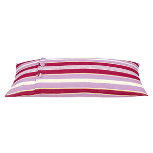 NNEDSZ Fuchsia 35x70cm Multicoloured Striped Cushion Cover