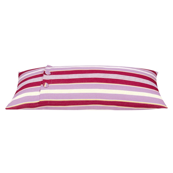 NNEDSZ Fuchsia 35x70cm Multicoloured Striped Cushion Cover