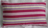 NNEDSZ Pack of 4 Coste Fuchsia 35x70cm Multicoloured Striped Cushion Cover