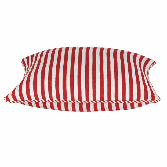 NNEDSZ Red & White Striped Cushion Cover 40x40cm