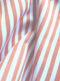 NNEDSZ Orange & White Striped Nautical Cushion Cover 40x40cm