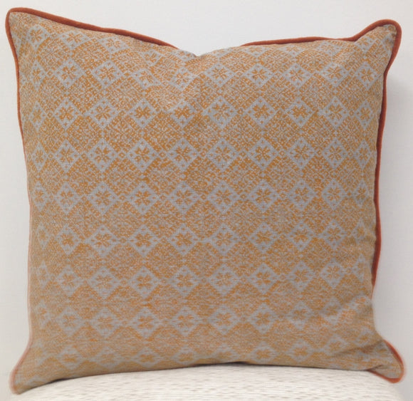 NNEDSZ Orange & Grey Cushion Cover