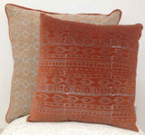 NNEDSZ Orange & Grey Cushion Cover