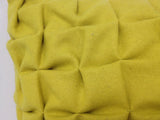 NNEDSZ Flux Mustard Yellow 3D Textured Cushion Cover