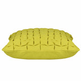 NNEDSZ Pack of 4 Flux Mustard Yellow 3D Textured 45cm x 45cm Cushion Covers